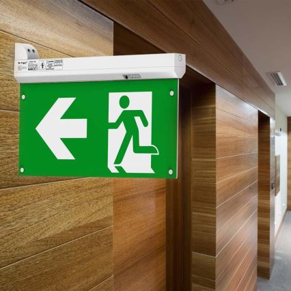 LED Vészvilágítás EMERGENCY EXIT LED/2,5W/230V 4in1 6000K