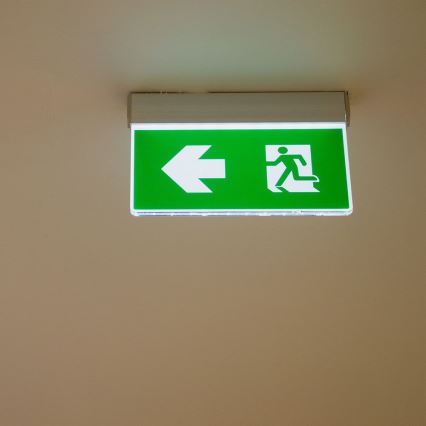 LED Vészvilágítás EMERGENCY EXIT SAMSUNG CHIP LED/2W/230V 6000K