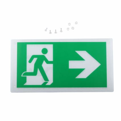 LED Vészvilágítás EMERGENCY EXIT SAMSUNG CHIP LED/2W/230V 6000K