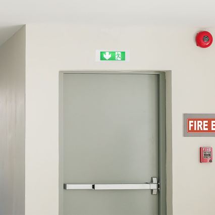 LED Vészvilágítás EMERGENCY EXIT SAMSUNG CHIP LED/3,8W/230V 6000K