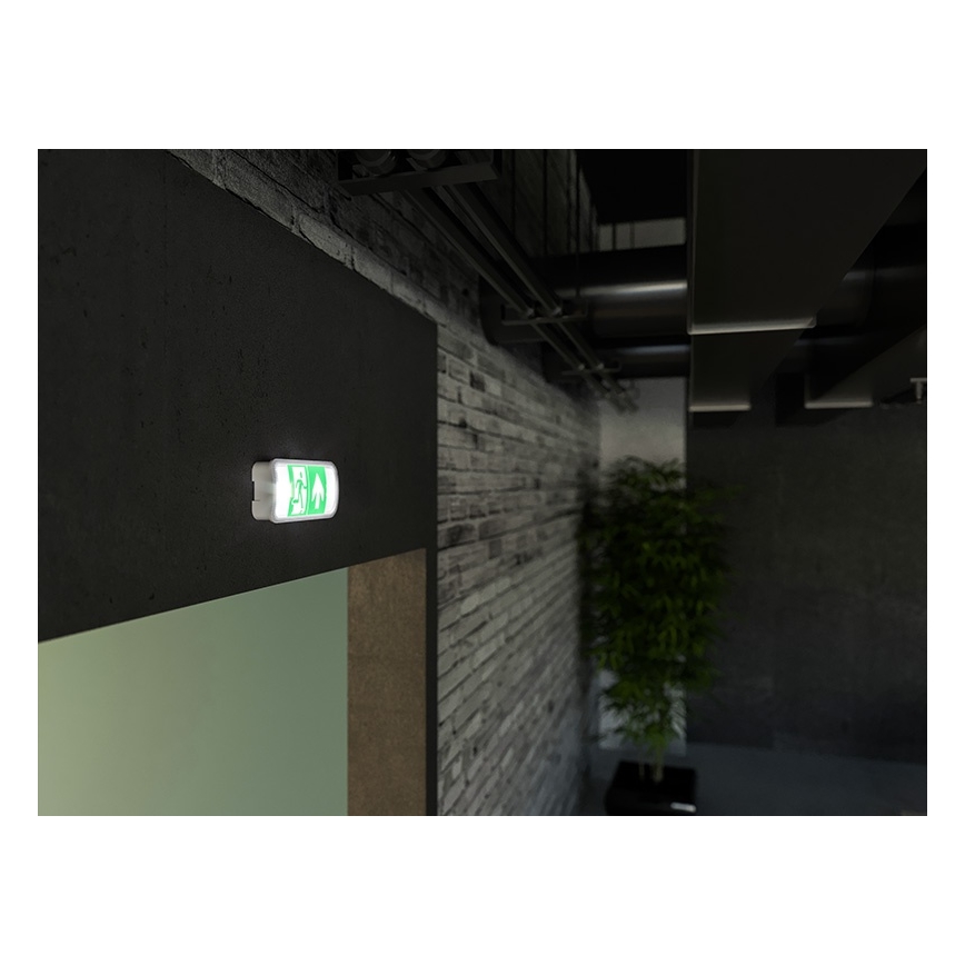 LED Vészvilágítás VIRGO EVO LED/1W/230V 6000K IP65