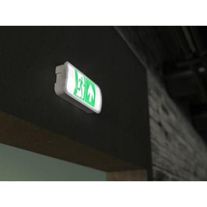 LED Vészvilágítás VIRGO EVO LED/1W/230V 6000K IP65