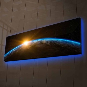 LED Világító dekorációs kép LED/1x9V 6LR61