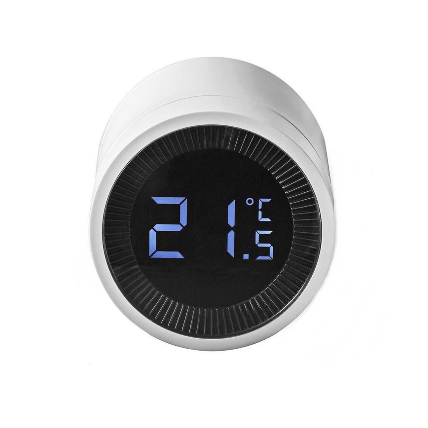 LED ZigBee okos radiátorvezérlés 2xAA-val