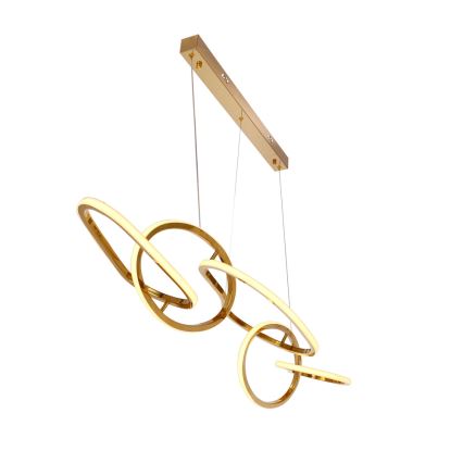 LED zsinóros csillár ANNELI LED/45W/230V 125 cm arany