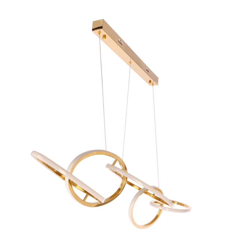 LED zsinóros csillár ANNELI LED/45W/230V 125 cm arany