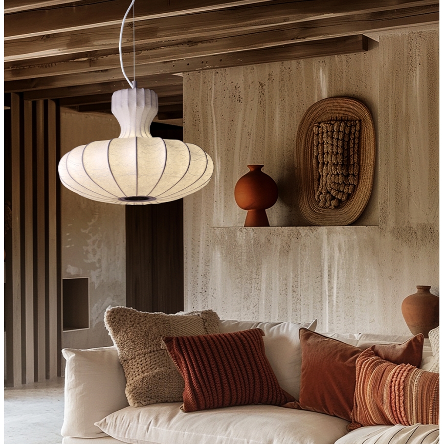 LED zsinóros csillár BOLA LED/11W/230V + 1xE27/5W CRI 90 fehér
