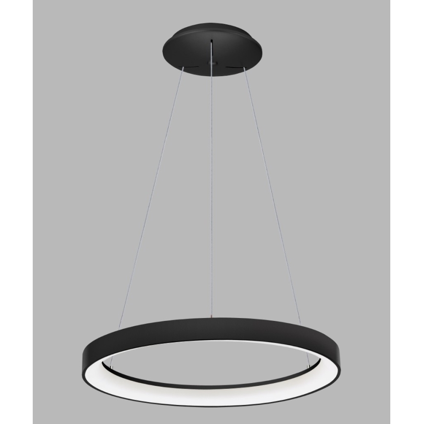 LED2 - LED Csillár zsinóron BELLA LED/48W/230V 3000K/4000K fekete