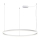 LED2 - LED Dimmelhető csillár zsinóron CIRCLE LED/80W/230V 3000K/4000K átm. 100 cm fehér