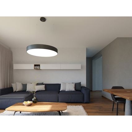 LED2 - LED Dimmelhető csillár zsinóron MONO LED/100W/230V 3000K/4000K fekete