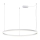 LED2 - LED Dimmelhető csillár zsinóron SATURN LED/80W/230V á. 100 cm fehér