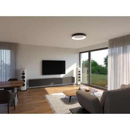 LED2 - LED Dimmelhető mennyezeti lámpa BELLA LED/80W/230V 3000K/4000K fekete