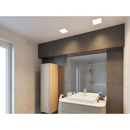LED2 - LED Fürdőszobai beépíthető lámpa SLIM LED/15W/230V IP43 CRI 90