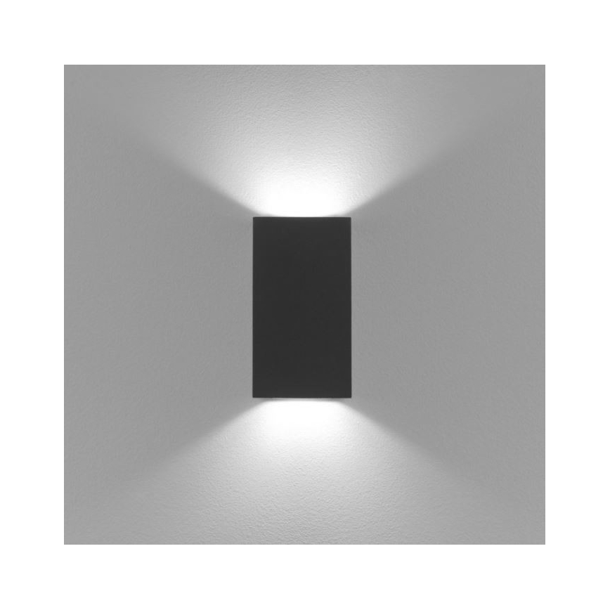 LED2 - LED Kültéri fali lámpa BLOCK 2xLED/3W/230V IP54