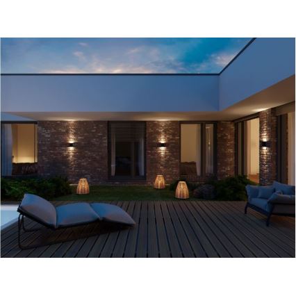 LED2 - LED Kültéri fali lámpa BLOCK 2xLED/3W/230V IP54