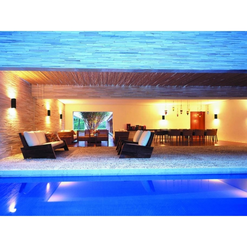 LED2 - LED Kültéri fali lámpa BLOCK 2xLED/3W/230V IP54