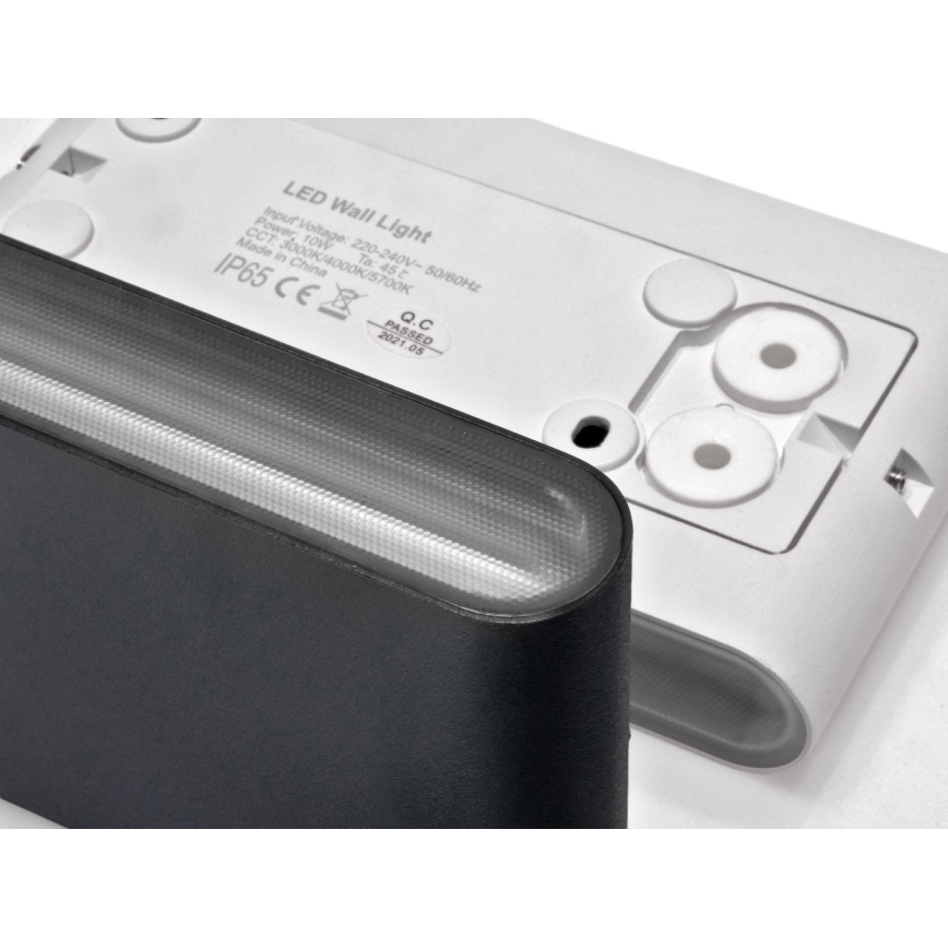 LED2 - LED Kültéri fali lámpa FLAT 2xLED/3W/230V IP65 3000K/4000K/5700K fehér