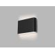 LED2 - LED Kültéri fali lámpa FLAT 2xLED/3W/230V IP65 3000K/4000K/5700K fekete
