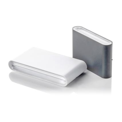 LED2 - LED Kültéri fali lámpa FLAT 2xLED/3W/230V IP65 3000K/4000K/5700K fekete