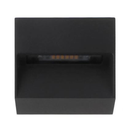 LED2 - LED Kültéri fali lámpa STEP ON LED/3W/230V antracit IP54