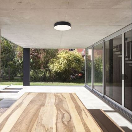 LED2 - LED Kültéri mennyezeti lámpa érzékelővel DRUM LED/21W/230V IP65 3000K/4000K/6500K