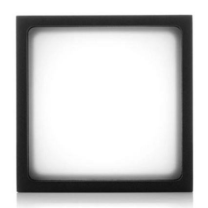 LED2 - LED Kültéri mennyezeti lámpa CUBE LED/12W/230V antracit IP54