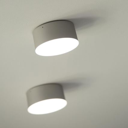 LED2 - LED Mennyezeti lámpa BUTTON LED/17W/230V ezüst