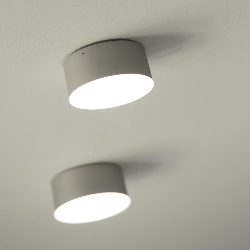 LED2 - LED Mennyezeti lámpa BUTTON LED/17W/230V ezüst