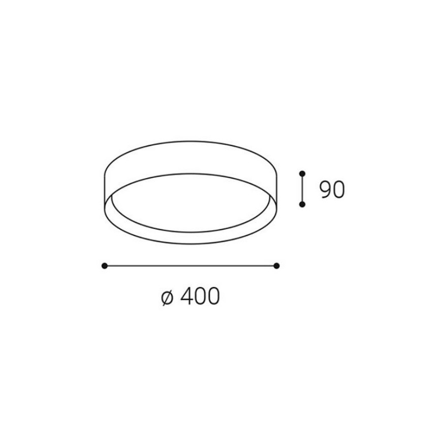 LED2 - LED Mennyezeti lámpa MILA LED/30W/230V 3000/4000K
