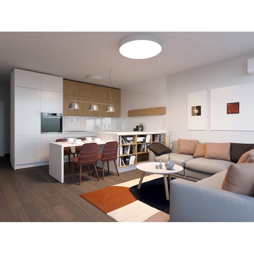 LED2 - LED Mennyezeti lámpa MONO LED/153W/230V 3000K átm. 100 cm fehér