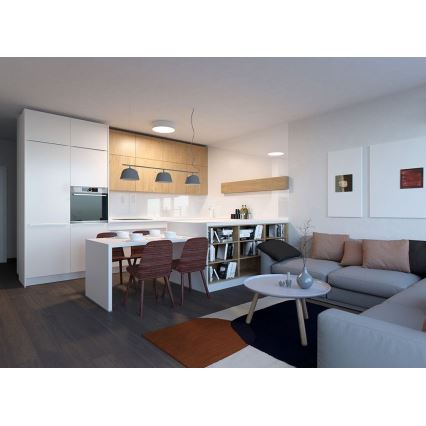 LED2 - LED Mennyezeti lámpa MONO LED/153W/230V 4000K átm. 100 cm fehér