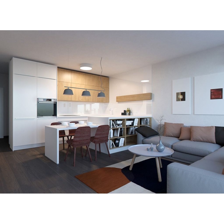 LED2 - LED Mennyezeti lámpa MONO LED/153W/230V 4000K átm. 100 cm fehér