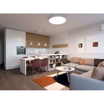 LED2 - LED Mennyezeti lámpa MONO LED/153W/230V 4000K átm. 100 cm fehér