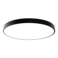 LED2 - LED mennyezeti lámpa MONO SLIM, 80 W / 230 V, 3000K / 4000K, Ø 80 cm, fekete