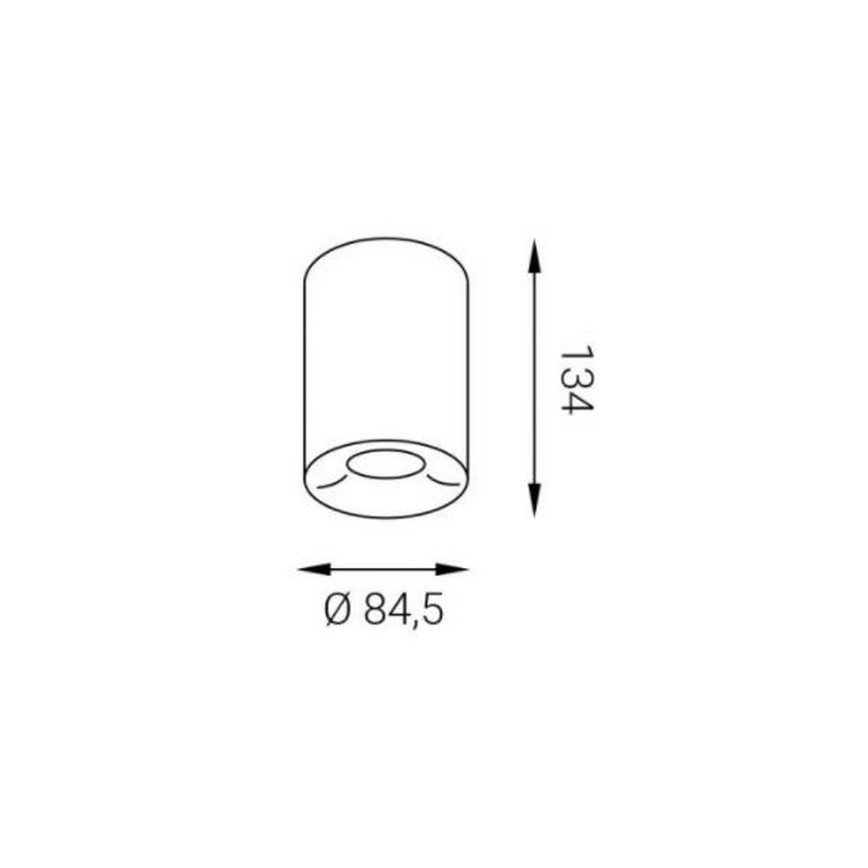 LED2 - LED Mennyezeti lámpa TUBUS LED/9W/230V fehér