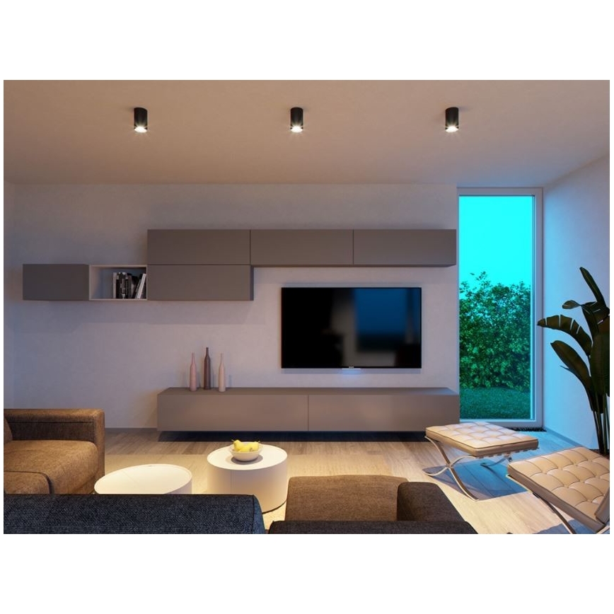 LED2 - LED Mennyezeti lámpa TUBUS LED/9W/230V fekete