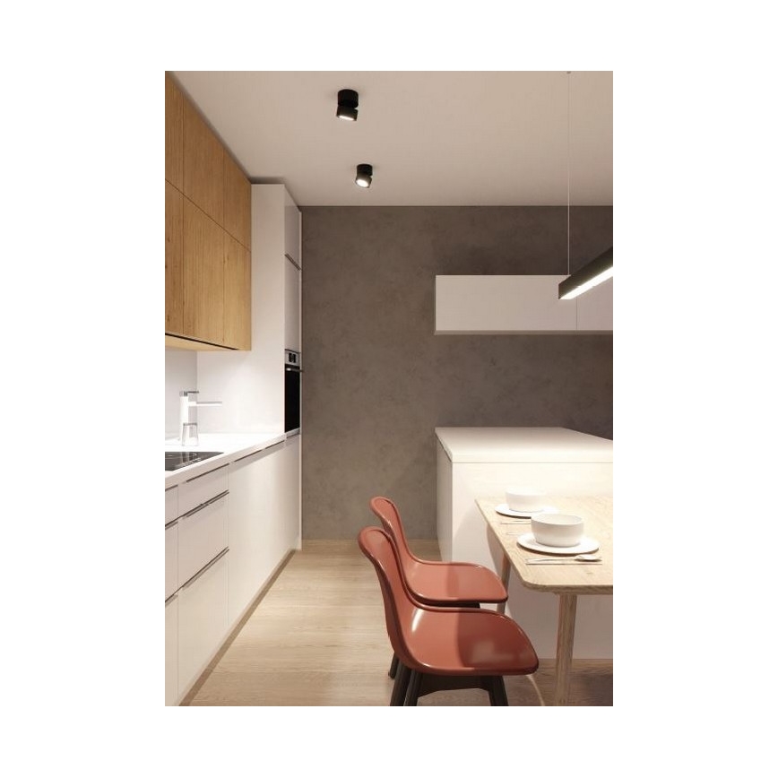 LED2 - LED Spotlámpa KLIP ON LED/11W/230V fekete