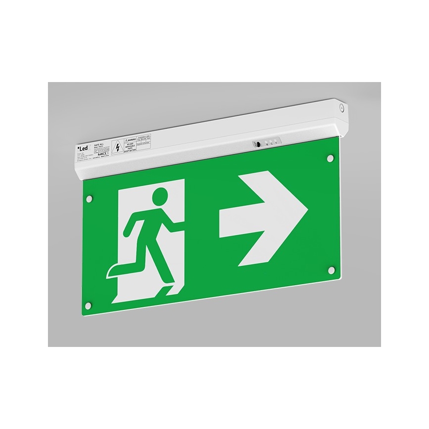 LED2 - LED Vészvilágítás SAFE ALL LED/2W/3,6V 6000K IP40