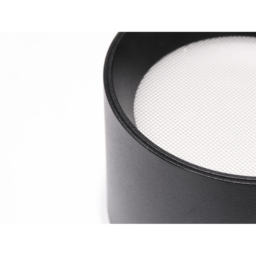 LED2 - ZETA ON LED beépíthető spotlámpa 8W/230V 3000/3500/4000K, átmérő 9 cm, fekete