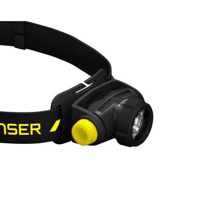 Ledlenser H5R WORK - LED, fényerőszabályozható, újratölthető fejlámpa LED/1800 mAh, IP67, 500 lm, 45 óra üzemidő, fekete