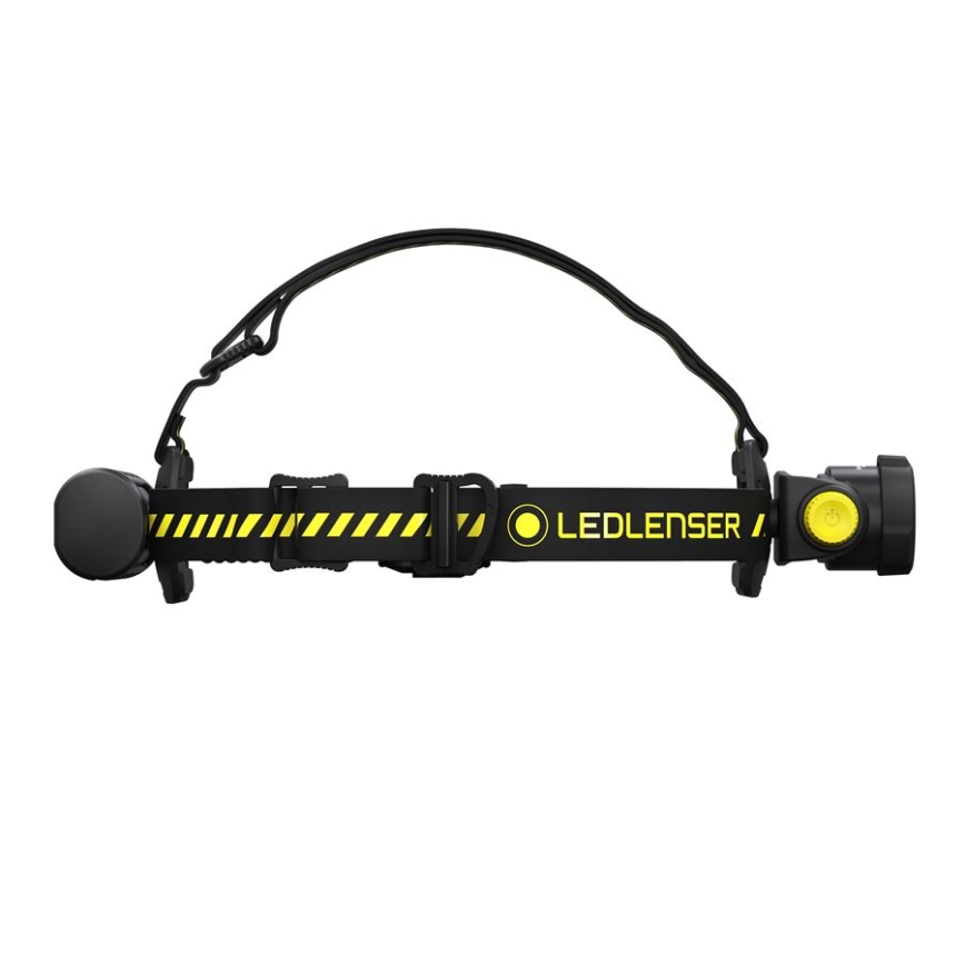 Ledlenser H7R WORK - fényerőszabályozható, újratölthető LED fejlámpa, beépített 4800 mAh akkumulátor, IP67, 1000 lm, 60 h, fekete
