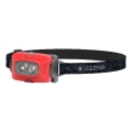 Ledlenser HF4R Core - dimmelhető, újratölthető LED fejlámpa LED/1000 mAh IP68 500 lm 35 h piros