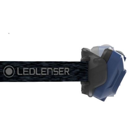 Ledlenser HF4R Core - LED, fényerő-szabályozású újratölthető fejlámpa, 1000 mAh, IP68, 500 lm, 35 óra, kék