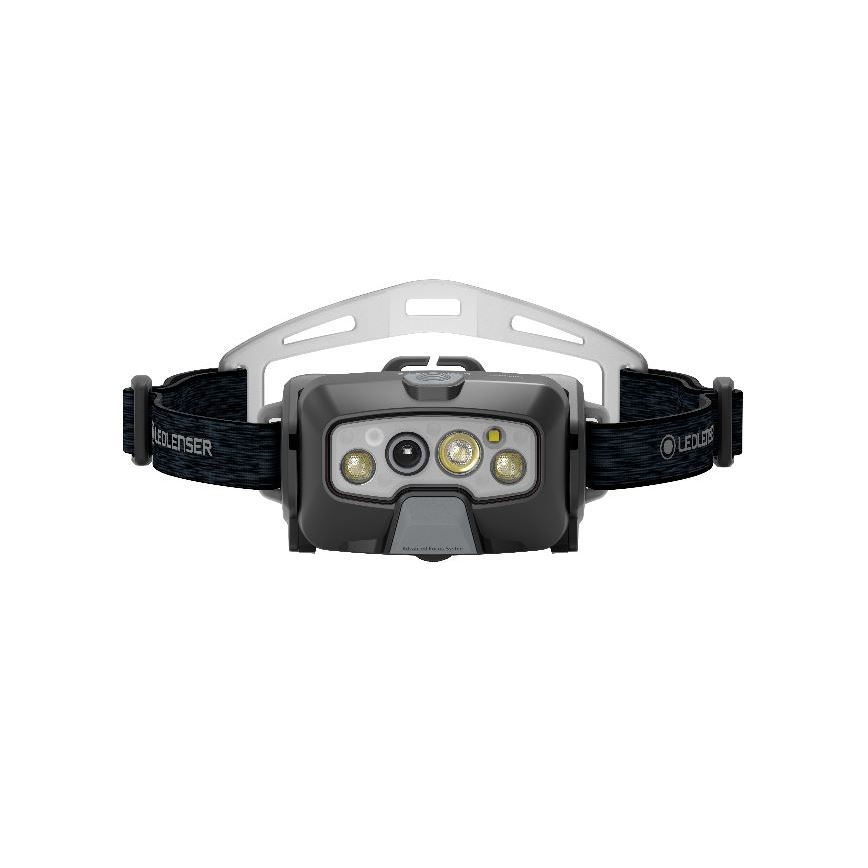 Ledlenser HF8R Core – fényerőszabályozható, újratölthető LED fejlámpa, 2000 mAh, IP68, 800 lm, 60 óra, szürke