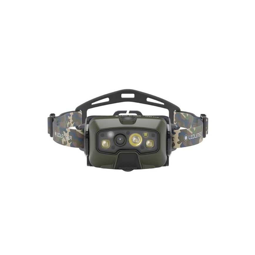 Ledlenser HF8R Core RGB - LED fényerőszabályozható újratölthető fejlámpa LED/3700 mAh IP68 1600 lm 90 óra zöld
