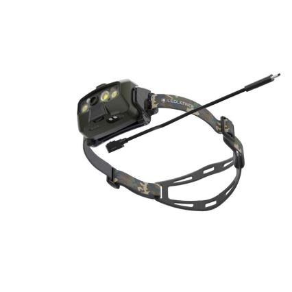 Ledlenser HF8R Core RGB - LED fényerőszabályozható újratölthető fejlámpa LED/3700 mAh IP68 1600 lm 90 óra zöld