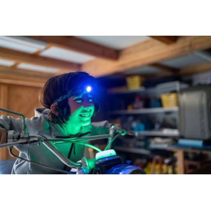 Ledlenser KIDCAMP6 DINO - fényerőszabályozható hordozható LED-lámpa LED/3×AAA IP44 zöld