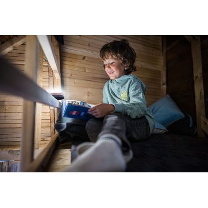 Ledlenser KIDCAMP6 DINO - fényerőszabályozható hordozható LED-lámpa LED/3×AAA IP44 zöld