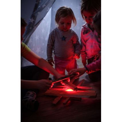 Ledlenser KIDCAMP6 DINO - fényerőszabályozható hordozható LED-lámpa LED/3×AAA IP44 zöld