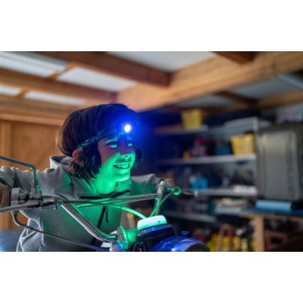 Ledlenser KIDCAMP6 RAINBOW - fényerőszabályozható hordozható LED-lámpa, 3xAAA, IP44, kék